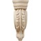 Ekena Millwork 3"W x 7 3/4"D x 10"H Small Hudson Acanthus Wood Corbel, Alder CORW03X08X10HDAL - alternate 2